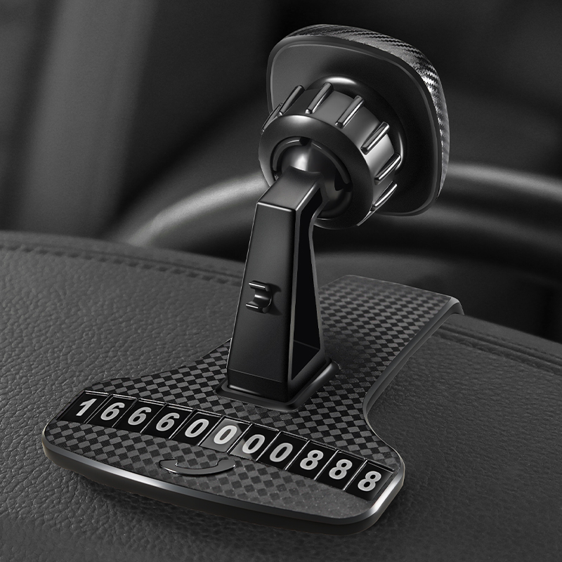 Vehicular mobile phone car bracket buckle type meter bench fixed car rear mirror navigation clip in car with support frame