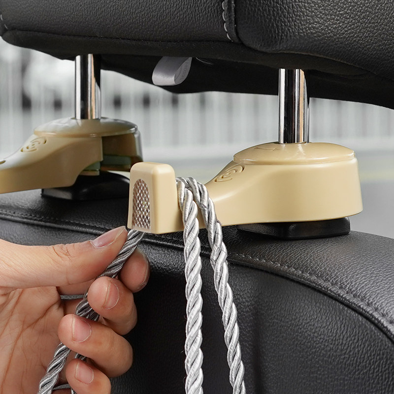 On-board Invisible Hook Car Seat Headrest Multifunction Hook Backseat Rear Rear Idea Small Hook In-car Supplies