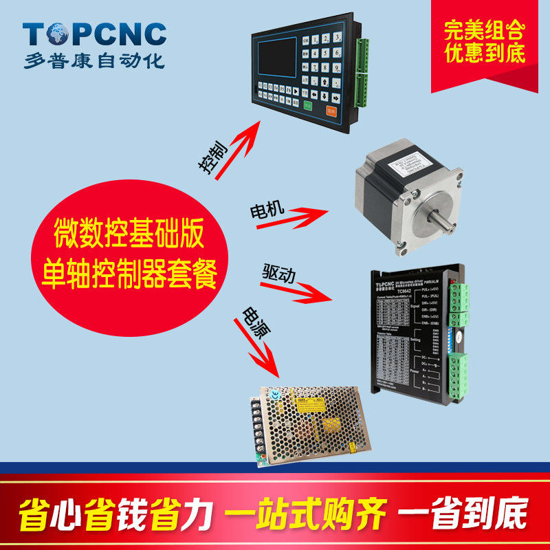 Multipconn M2B Micro Numerical Control Base Edition One Axis TC8642 Drive Motor 57-56 Motion Controller Suite