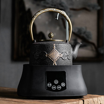 Shengyao Iron pot Teapot Cast iron pot Pig iron pot Single teapot Tea maker Automatic water supply electric pottery stove Tea stove set