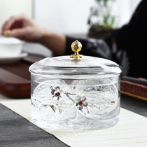 Cellar Glass Tea Wash with cover Large Number of Covered Household Electric Pottery Stove Heated Tea Cup Disinfection Pan Washing Tea Cup Wash