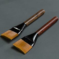 Home Kiln Raising Pot Pen Black Sandalwood Kongfu Tea Accessories Tea Sweep Tea Pen Not Dropping Hair Tea Pan Zero Matching Flowers Pear Wood Tea Brush