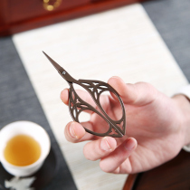 Sheng Kiln Japanese retro special tea scissors tool Puer tea bag tea knife Tea ceremony tea scissors zero matching household