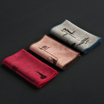 Sheng kiln absorbent soft tea towel thickened tea cloth Tea mat linen rag Kung Fu tea set Tea ceremony spare parts Tea mat cloth