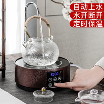 Sheng Kiln tea maker set Automatic water supply electric pottery stove Glass heat-resistant high-temperature kettle Household simple kettle