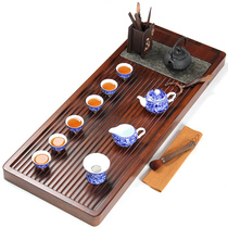 Shengyao Wu Jinshi Tea Tray Drain Brief Yyofu Tea Kit Heavy Bamboo Tea Table Solid Wood Domestic Tea Sea Bamboo