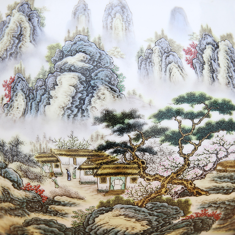 Pastel landscape cornucopia to industry