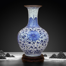 Jingdezhen ceramics Chinese antique vase crafts living room ornaments home porch decoration