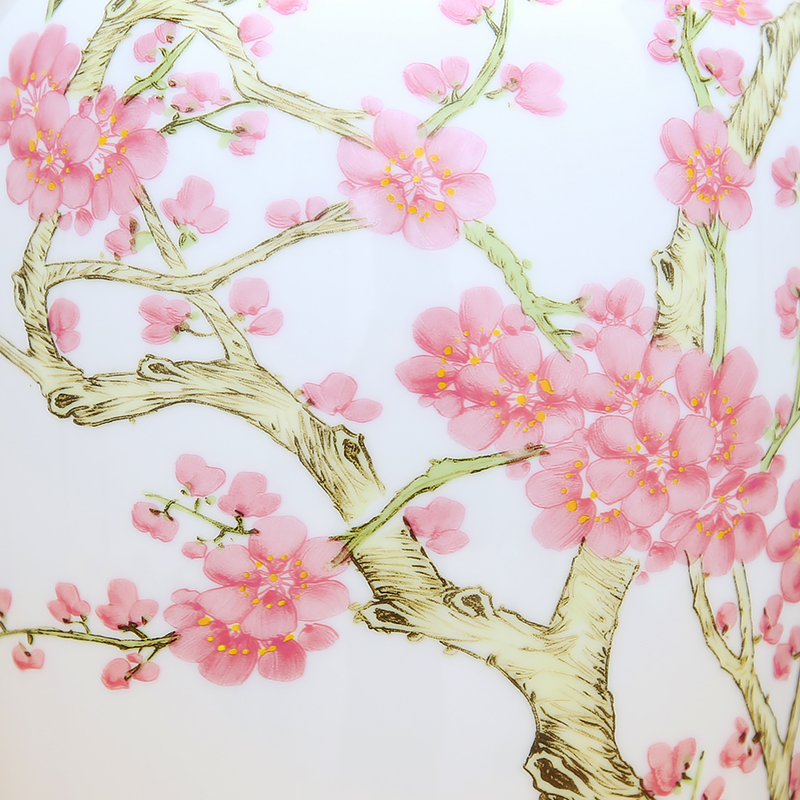 To ceramics high uncluttered Jin Fushou vase ten thousand broke