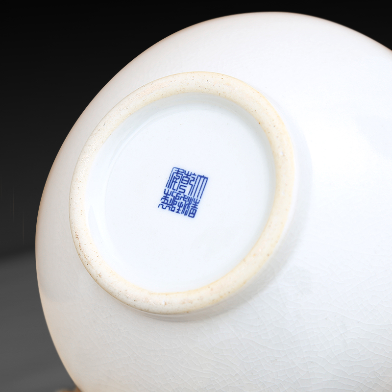 Jingdezhen ceramic vases, antique color glaze furnishing articles household act the role ofing is tasted crafts home sitting room room decoration