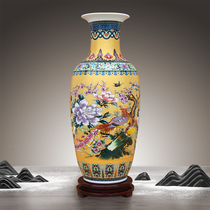 Limited edition hand-painted gilded porcelain vase Jingdezhen ceramic decoration craft ornaments home accessories flower arrangement