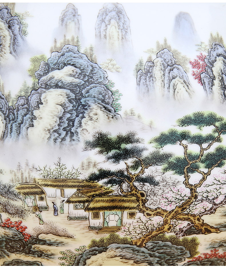 Pastel landscape cornucopia to industry