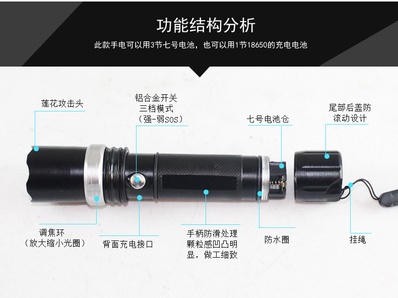 Lumière vélo JAKROO - phare - Ref 2399836 Image 10