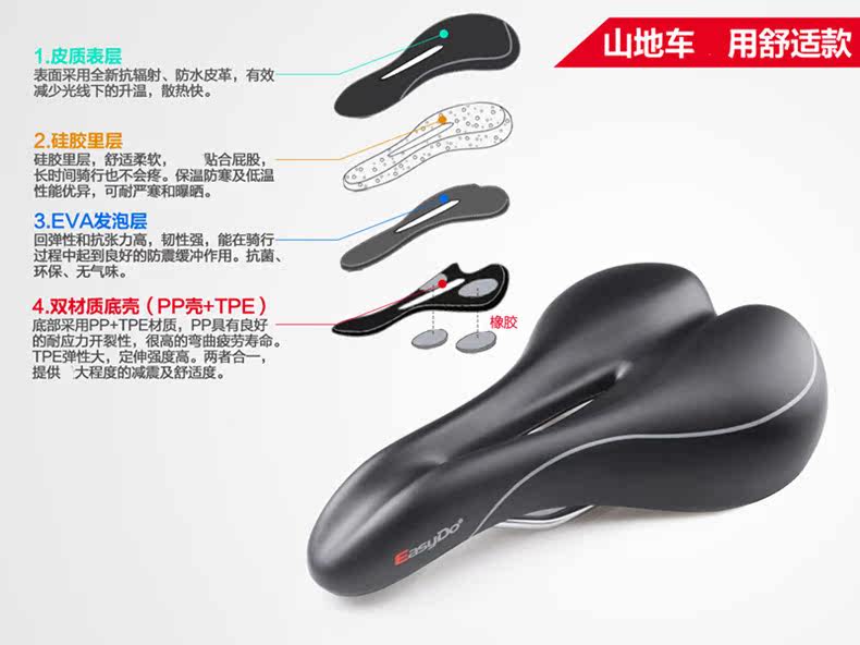 Selle de vélo JAKROO - Ref 2359361 Image 7