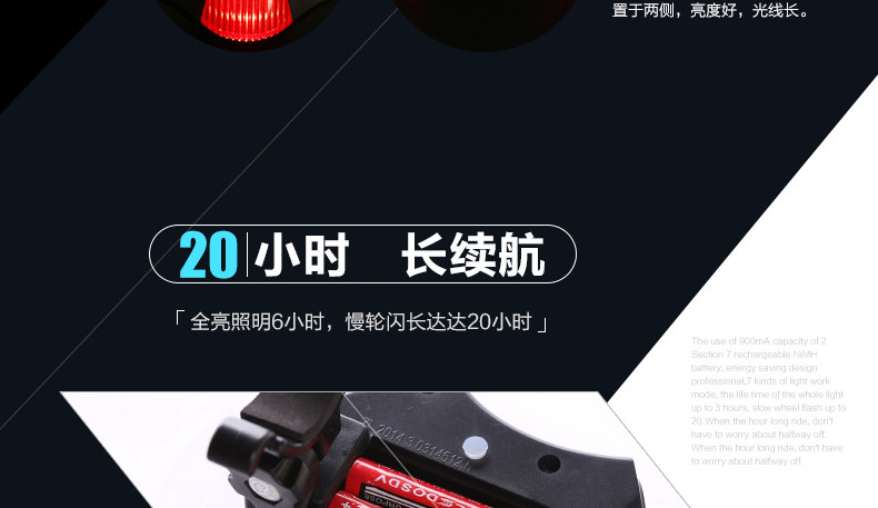 Eclairage pour vélo JAKROO - Taillights - Ref 2399433 Image 11