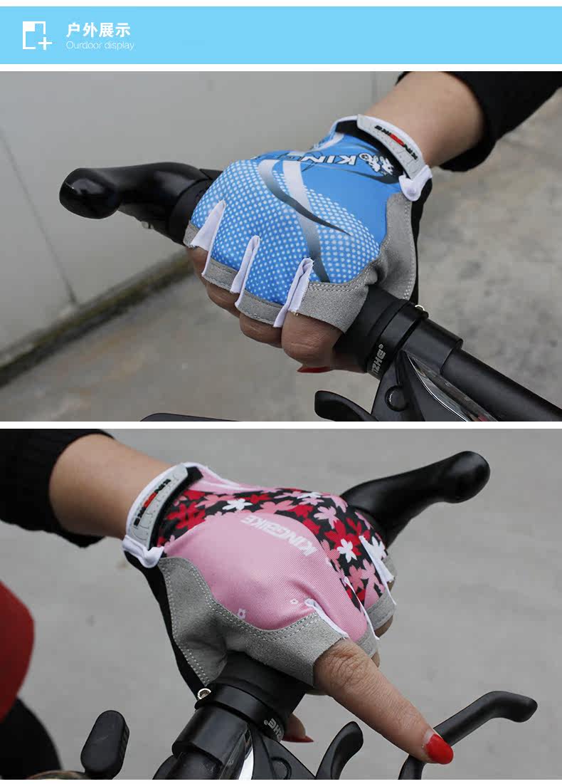Gants pour vélo mixte KING BIKE - Ref 2241948 Image 12