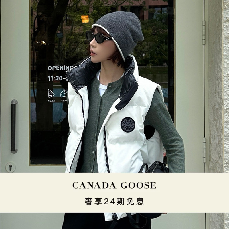Canada Goose Grandview Women's Black Label Short down Vest 2267Wb Canada Goose Grandview Women's Black Label Short down Vest 2267Wb