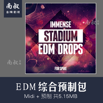 Mainroom Warehouse Immense Stadium EDM Drops Sound Prefab Midi Pack