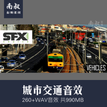 SFXsource Vehicles City traffic aircraft train car Helicopter sound effect sound material package