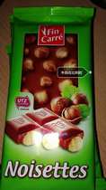 Belgium Fin Carre whole hazelnut milk chocolate 100g full of Zhenzi delicious See