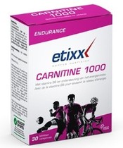 Belgium Etixx Carnitine L-Carnitine 1000mg 30 capsules