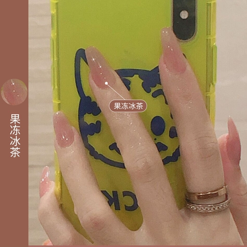 Нюдовый лак для ногтей, розовый полупрозрачный гель-лак для маникюра, 2024 года, новая коллекция, «Холодное сердце»