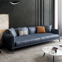 Linkpeng Office Sofa Simple Modern Reception Room Business Negotiations Rest Nordic Leather Triple