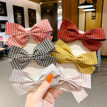 Girl Butterfly Knot Hair Clip Head Accessories Clip Korea Lovely Day Ensemble Child Side Clip Girl Rear Brain Spoon Hairpin Small Number