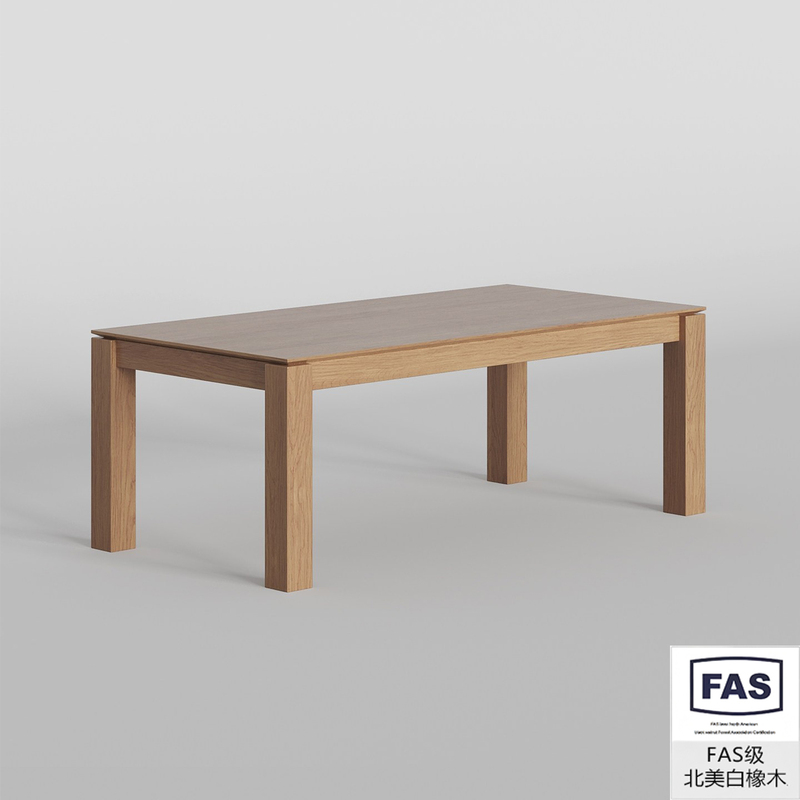 North American White Oak Solid Wood Pedestal Table North American Black Walnut Italian Light Luxury Minimalist Dining Table Desk North American White Oak Solid Wood Pedestal Table North American Black Walnut Italian Light Luxury Minimalist Dining Table Desk