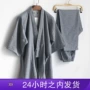 Đồ ngủ Nhật Bản, nam và nữ, cặp vợ chồng, kimono, quần áo nhà gió, gạc cotton, quần áo hấp, mùa xuân và mùa hè những bộ jumpsuit đẹp nhất