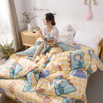 Custom cotton quilt cover 2 3m 2 4 2 5 2 6 m kingsize quilt cover small fresh fairy wind does not fade