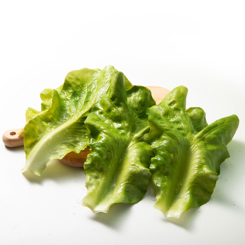 Simulation lettuce leaves fake vegetable model decoration large vegetable leaves cabbage hot pot plate decoration washed soft boutique