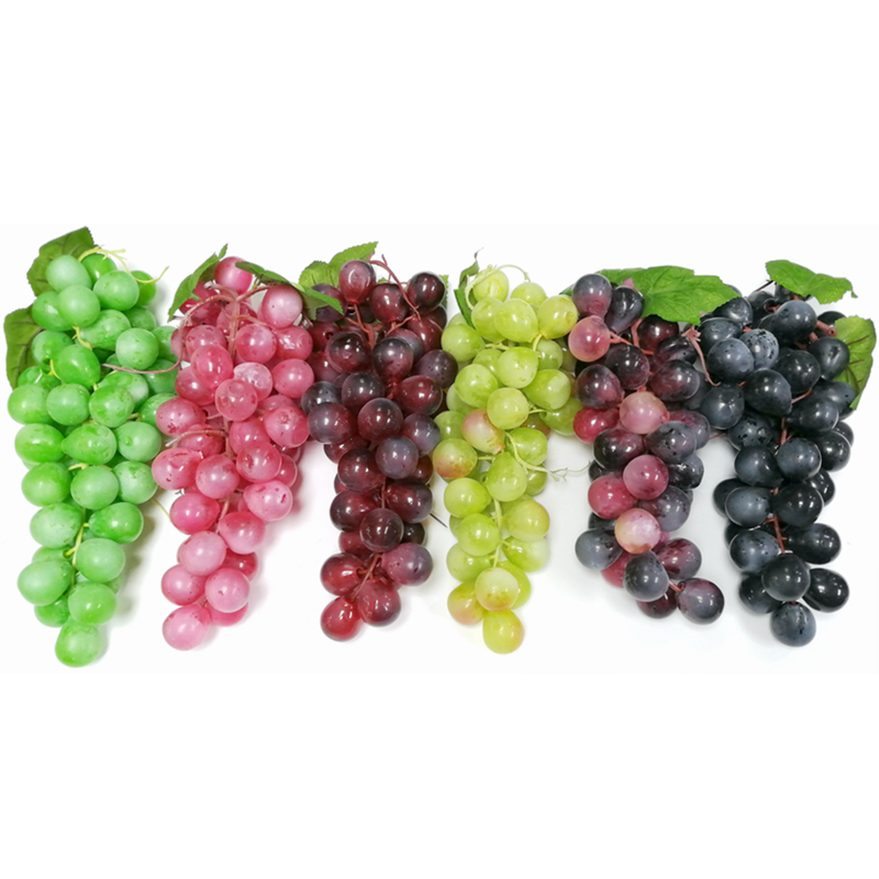 55 Grain Large Grape Strings Emulation American Giant Peak Grape String Simulation Fake Fruit Supermarket Fruit Hotel Home Decoration