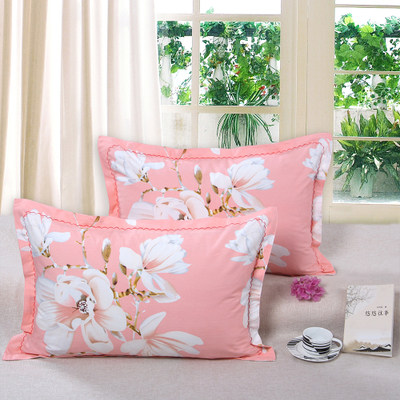 A pair of pure cotton pillowcases, thickened autumn and winter pure cotton simple single 48*74 pillowcases, adult pillowcases