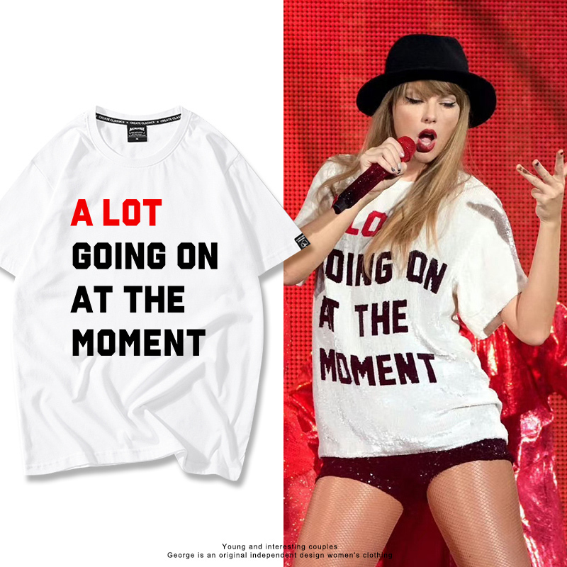 Taylor Swift's Same Style T-Shirt, Swift Concert Short-Sleeve, There Are Many Things to Do, 22Mv Top Taylor Swift's Same Style T-Shirt, Swift Concert Short-Sleeve, There Are Many Things to Do, 22Mv Top