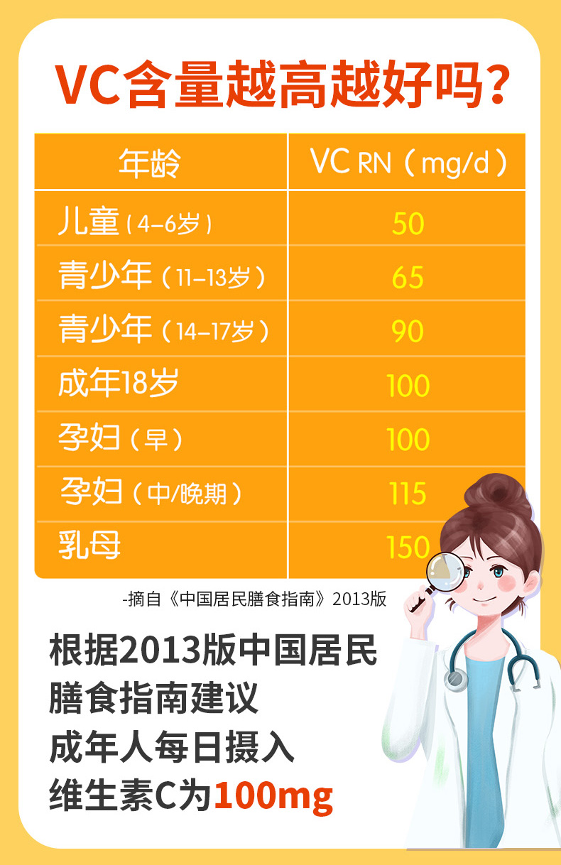 蓝帽认证！百邦牌维生素C咀嚼片