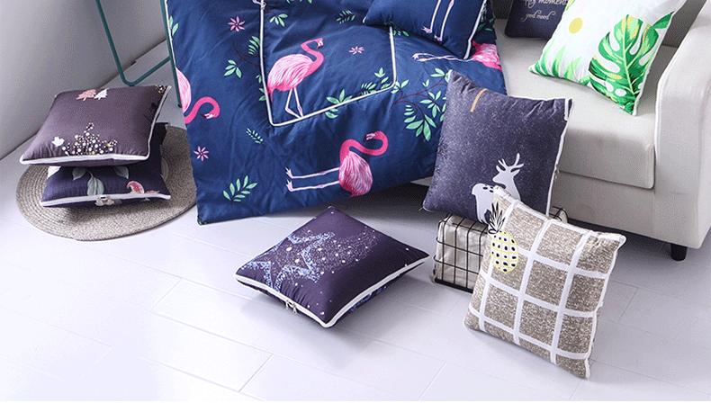 Gối chăn đôi sử dụng văn phòng nghỉ trưa đệm bằng ghế sofa xe gấp điều hòa không khí bằng tựa lưng giường - Trở lại đệm / Bolsters gối tựa lưng ghế văn phòng