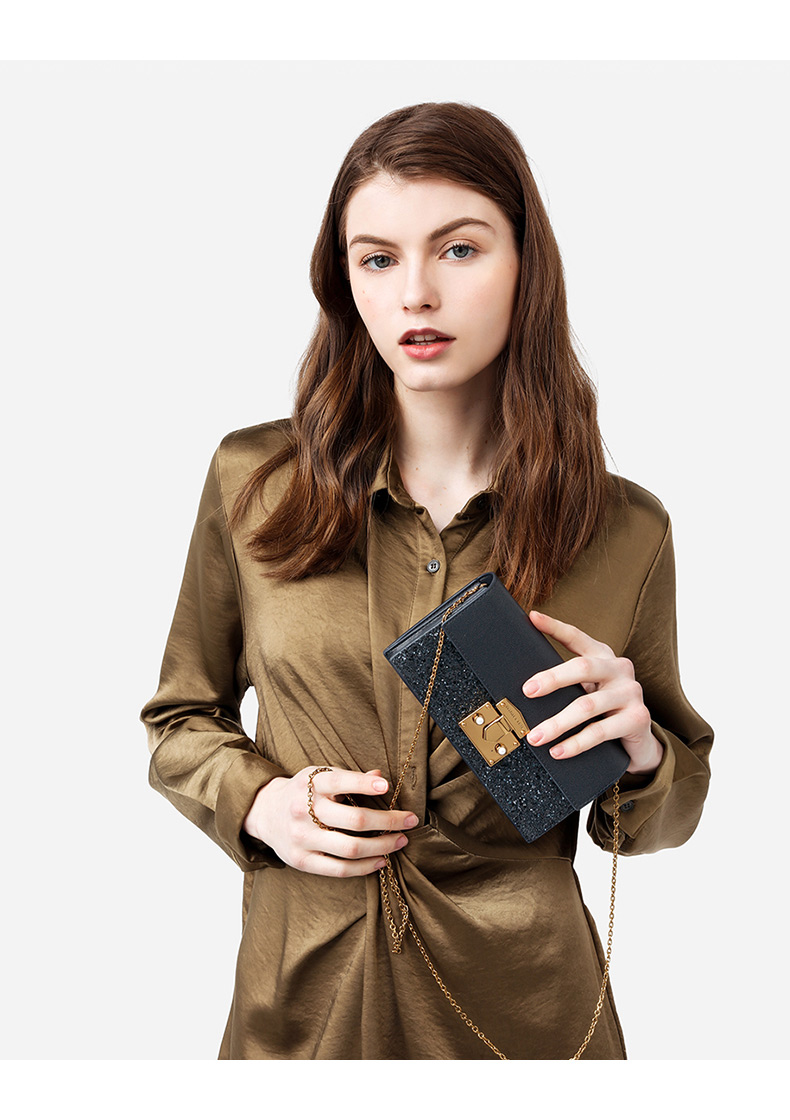 CHARLES & KEITH ví dài CK6-10840116 đi lại bóng trang trí túi chuỗi dài ví camelia