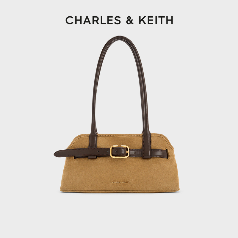 Charles&Keith Summer Women's Bag Ck2-20271613 Belt-Style Design Long Handle Underarm Bag Crossbody Bag