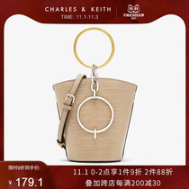 CHARLESKEITH women bag CK2-10671031 ring hand shoulder bucket bag women