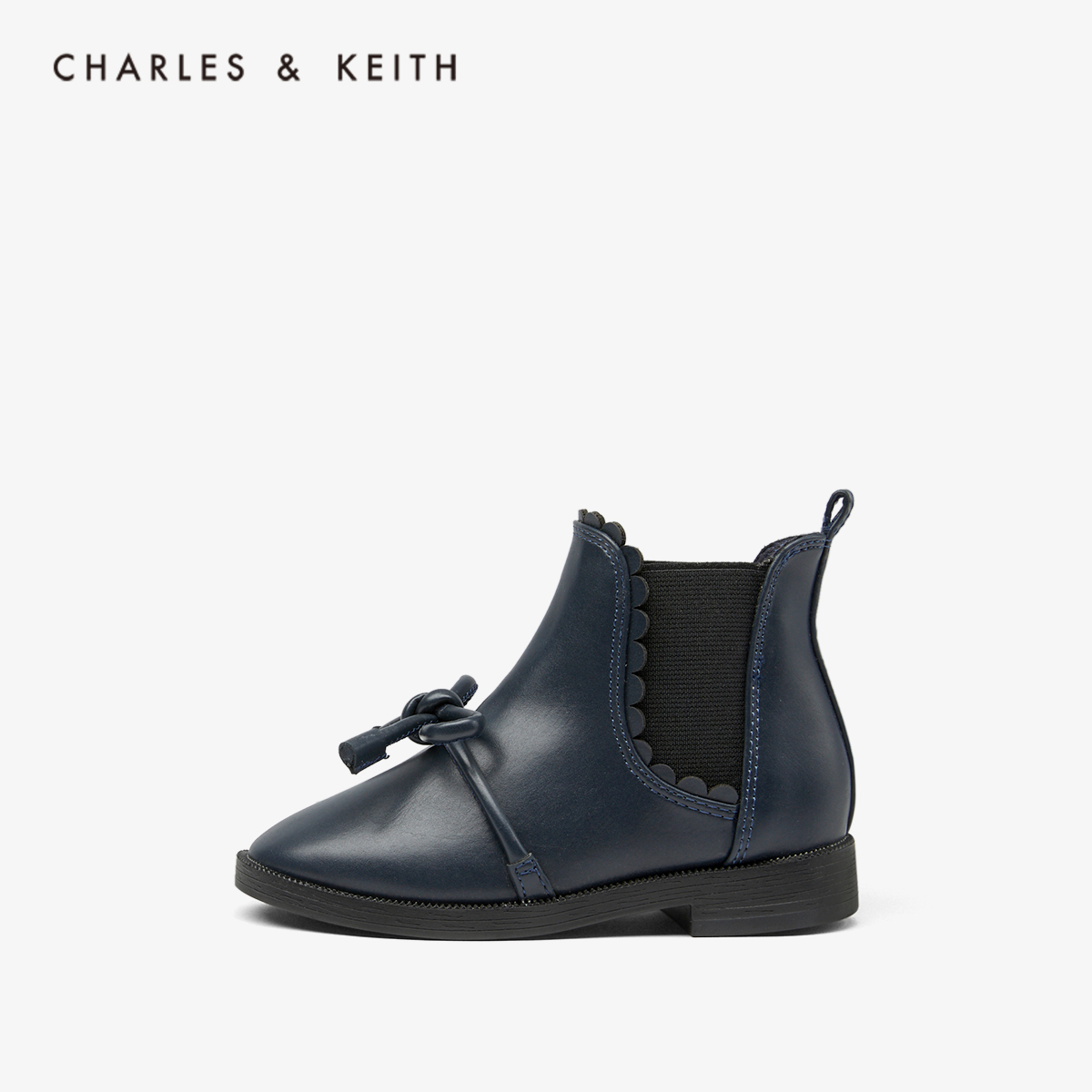 CHARLESKEITH FEMALE BOOTS CK9-91700010 ROPE TUBE BUTTERFLY KNOTS CHILDREN CASUAL SHORT BOOTS