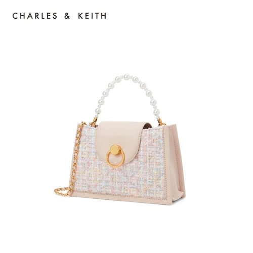 Charles&keith, сумка на одно плечо из жемчуга
