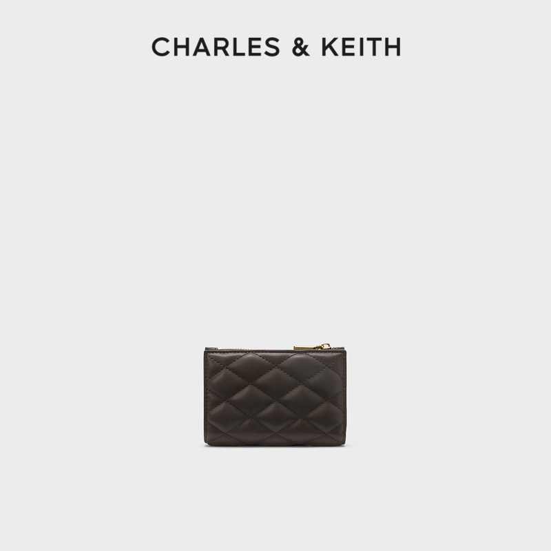 CHARLES&KEITH Autumn Winter Women's Bag CK6-10770565 Lady Magudo Screens Short Wallet Women's Bag-Taobao
