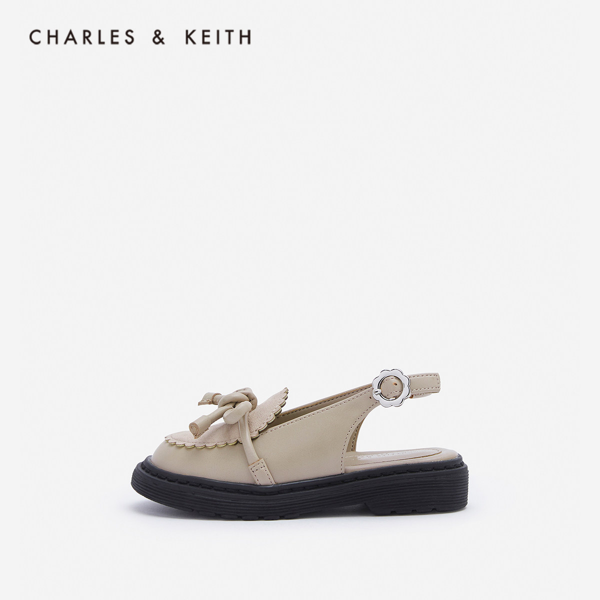 Off the shelf children's shoes CK9-71700059 rope tube bow decoration girls' casual shoes