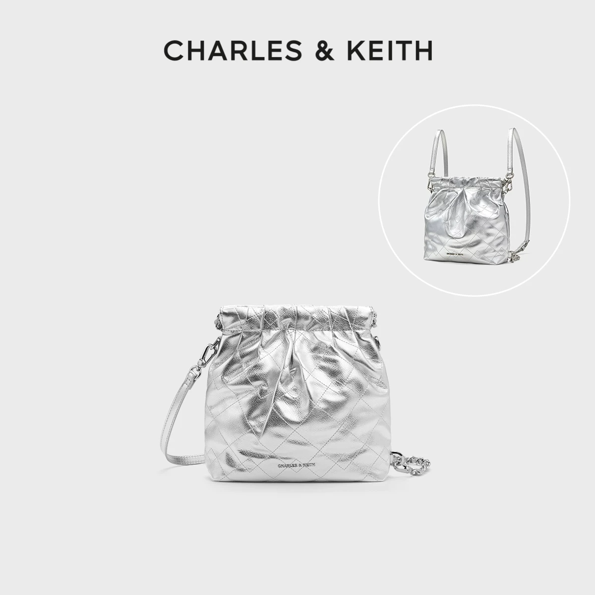Одно плечное сумка Charles&keith, подарок на день рождения