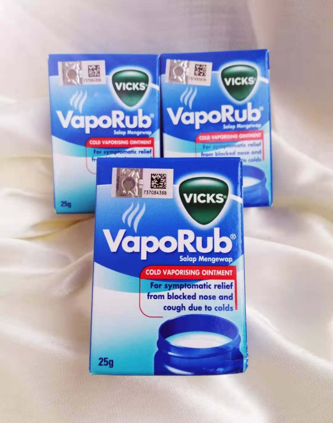 Malaysia VICKS VapoRub Cough Special Peppermint Cream Nasal congestion Muscular acid Mosquito bites 25g