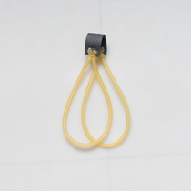 Our wooden slingshot special rubber band traditional round rubber band rubber band leather bag bag