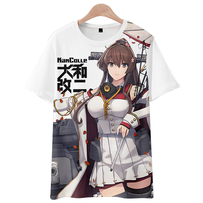 Kantai Collection Yamato T-Shirt Graphic Cotton Tee - Taobao product photo 8
