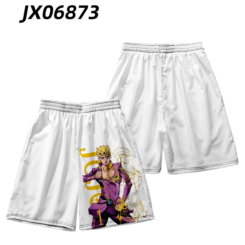 Футболка с короткими рукавами Jojo's wonderful adventure Peripheral anime -sleeved T -shirt Juruno Qiao Baba Kashi Yangge Star болезненная одежда