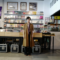 Petite game -- army wind long windbreaker jacket